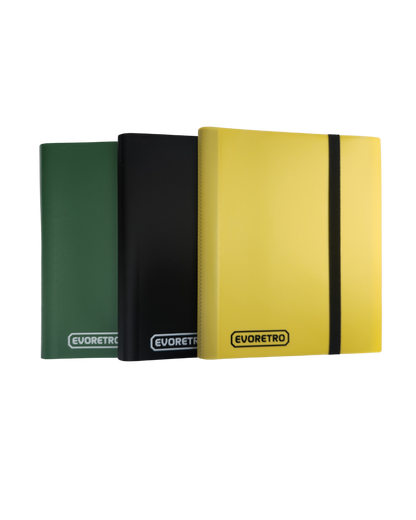EVORETRO 9 Pocket Card Flex Portfolio | 360 Card Collector Folio Binder