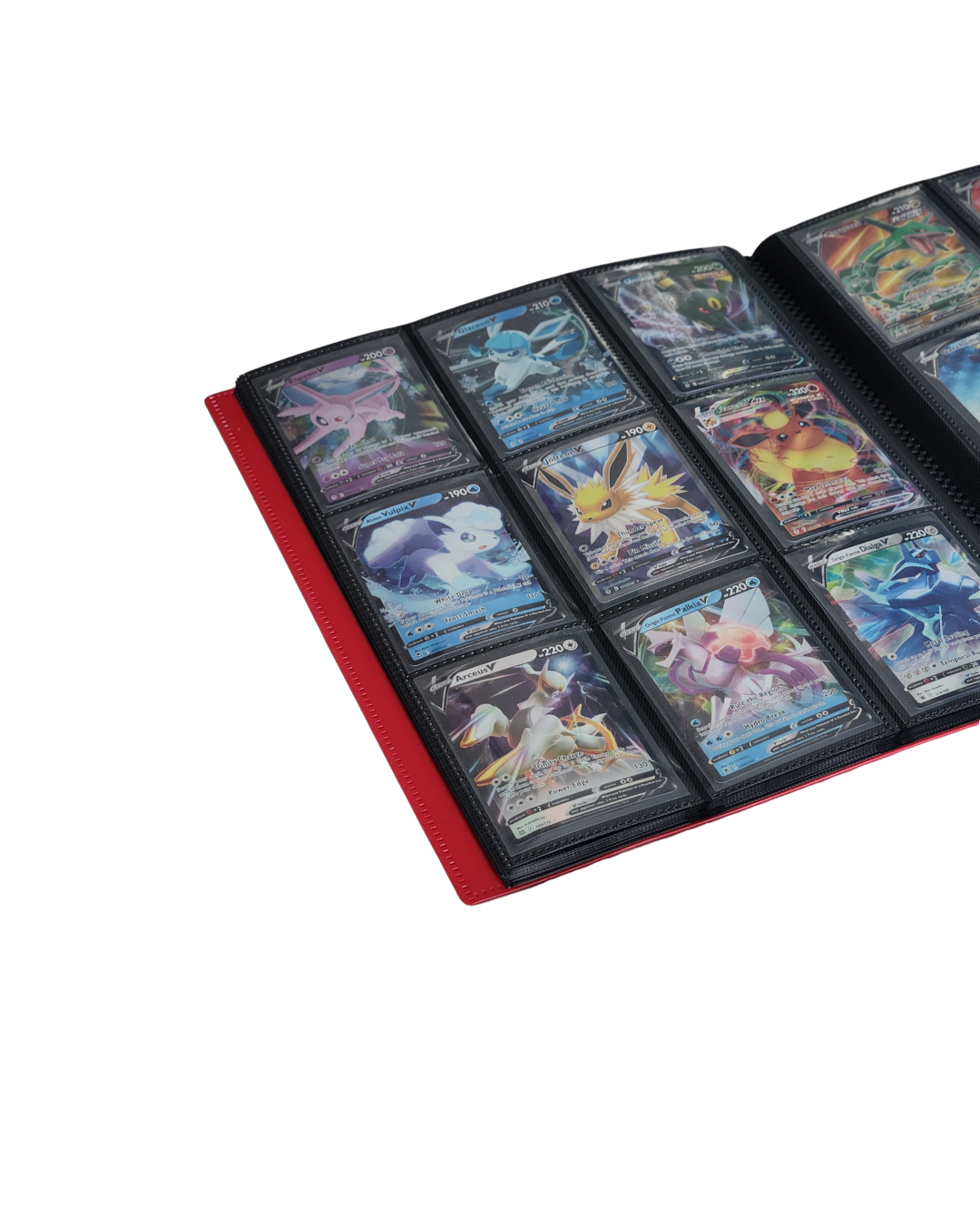 EVORETRO 9 Pocket Card Flex Portfolio | 360 Card Collector Folio Binder