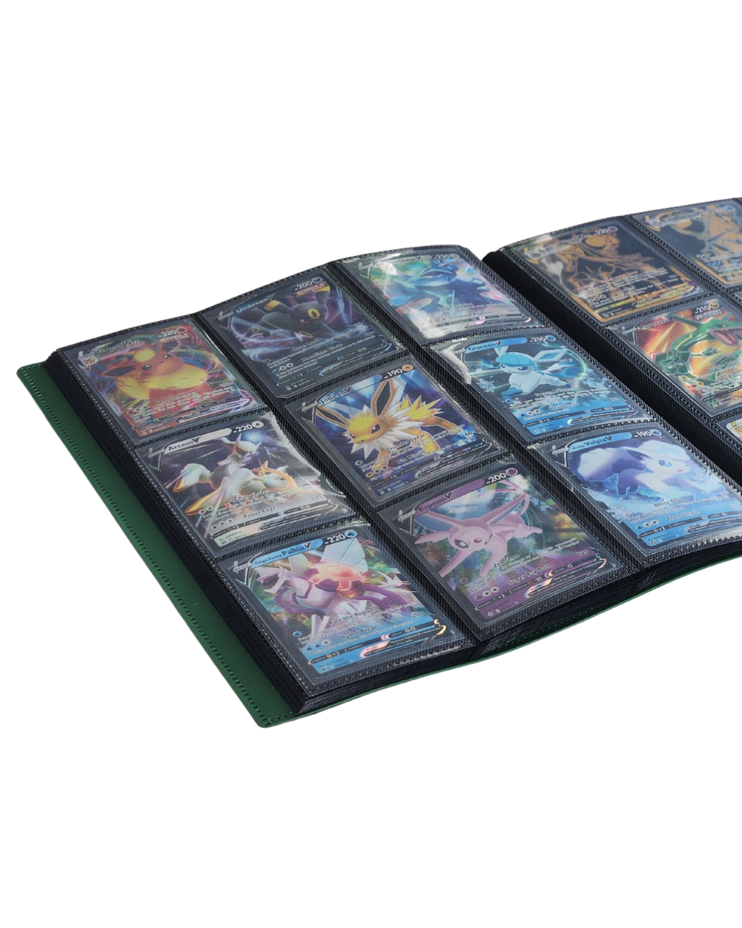 EVORETRO 9 Pocket Card Flex Portfolio | 360 Card Collector Folio Binder