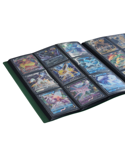 EVORETRO 9 Pocket Card Flex Portfolio | 360 Card Collector Folio Binder