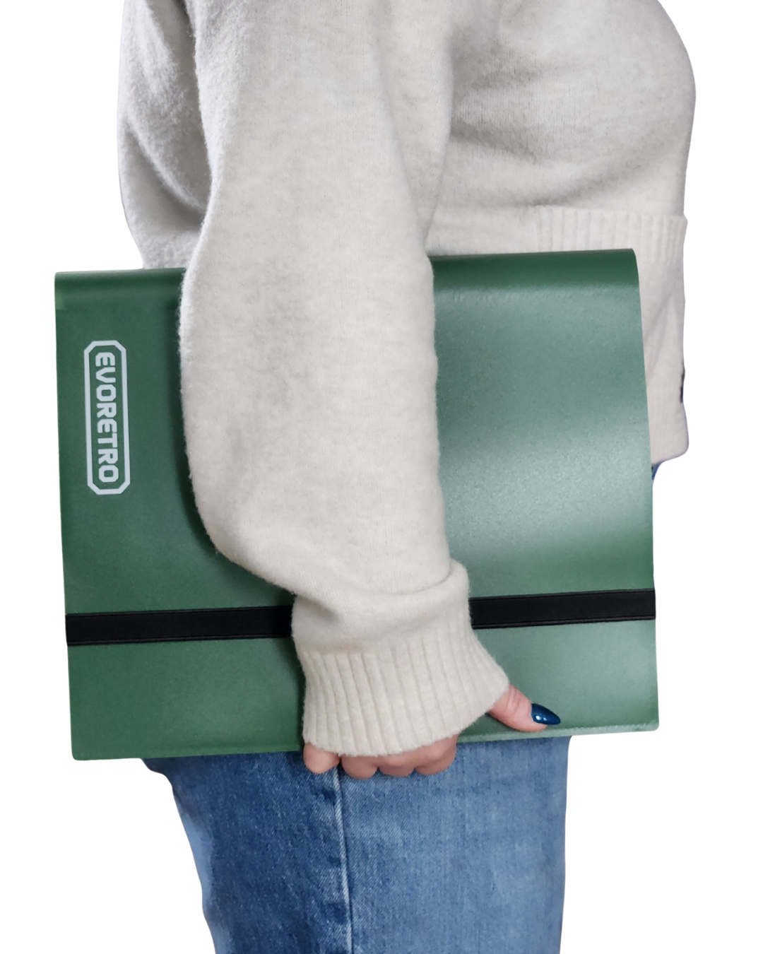 EVORETRO 9 Pocket Card Flex Portfolio | 360 Card Collector Folio Binder