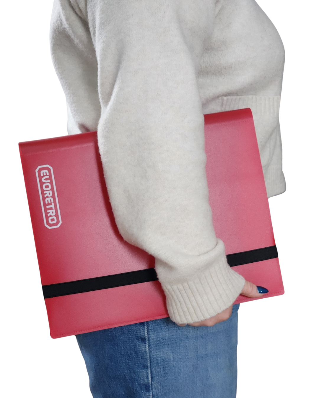 EVORETRO 9 Pocket Card Flex Portfolio | 360 Card Collector Folio Binder