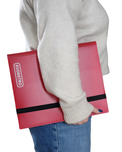 EVORETRO 9 Pocket Card Flex Portfolio | 360 Card Collector Folio Binder