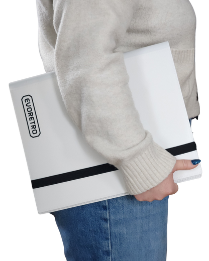 EVORETRO 9 Pocket Card Flex Portfolio | 360 Card Collector Folio Binder