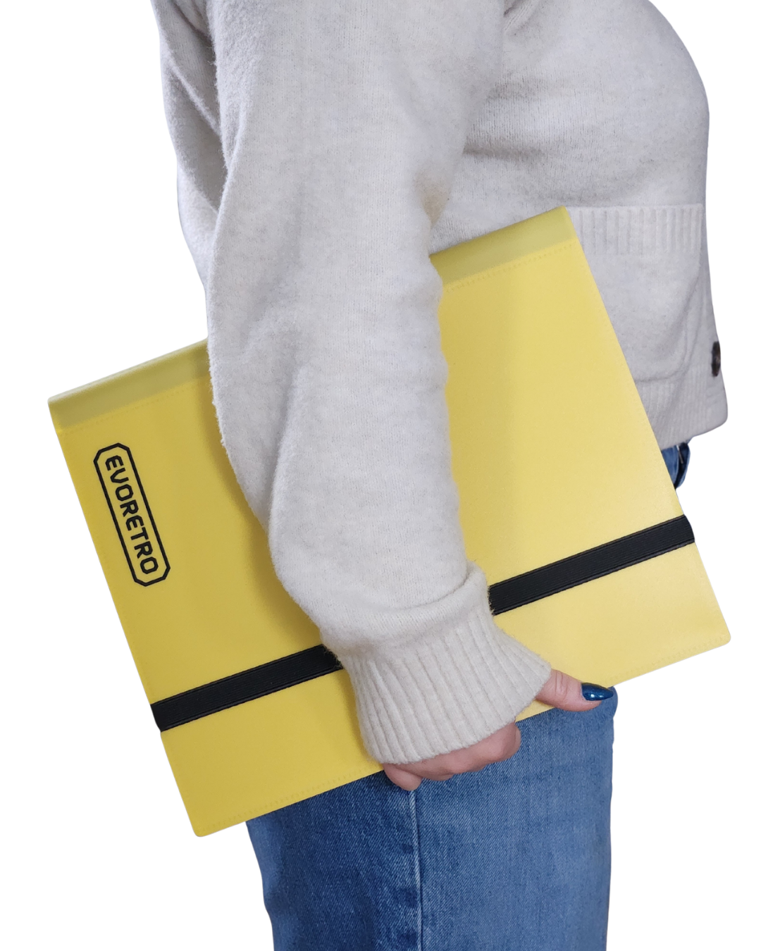 EVORETRO 9 Pocket Card Flex Portfolio | 360 Card Collector Folio Binder