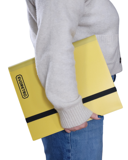 EVORETRO 9 Pocket Card Flex Portfolio | 360 Card Collector Folio Binder