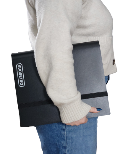 EVORETRO 9 Pocket Card Flex Portfolio | 360 Card Collector Folio Binder