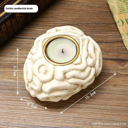 Halloween Heart Candlestick Decoration Horror Decoration Props
