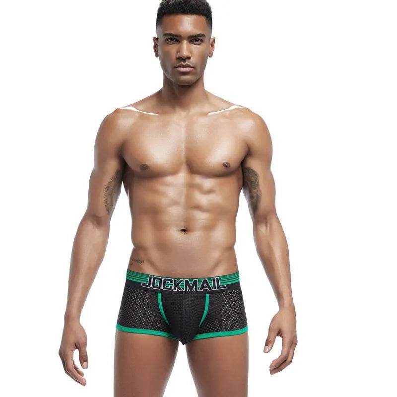 Mesh quick-drying JOCKMAIL Pouch Boxer Brief for men underwear
