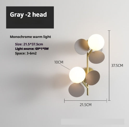Nordic Macaron Pendant Light Fixture – Creative Glass Dining Room & Living Room Lamp with G9 LED Lighting