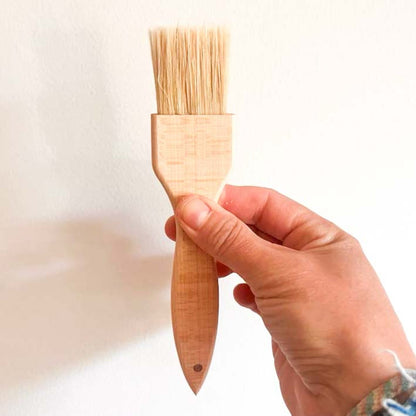 Natural Bristle Pastry Brush with Beechwood Handle