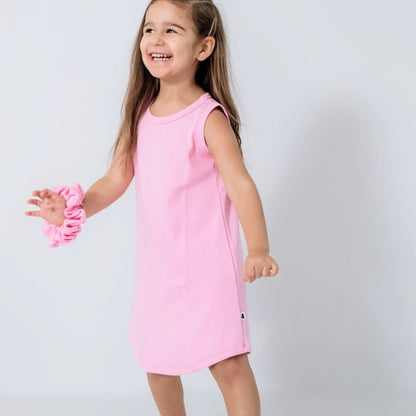 Kids' Bamboo Tank Shift Dress | Taffy Pink