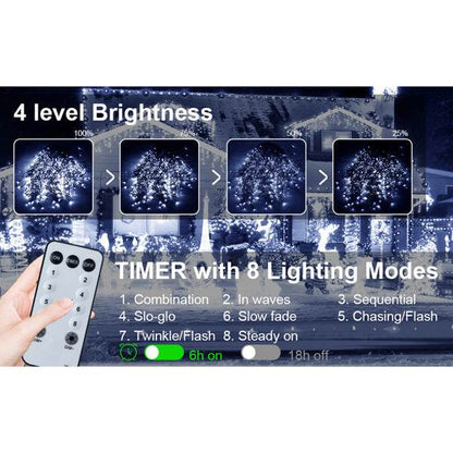 Ice Bar Lamp - Cold White - C-32-meter 1000 Lamp Decor string Lights