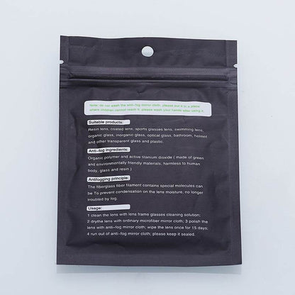 Anti-fog Glasses  Squeegees Cloth