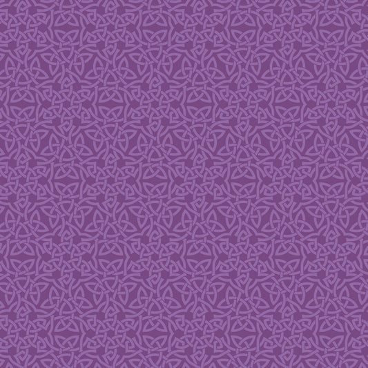 Celeste - Camelot Fabrics - Celtic Knots - Purple