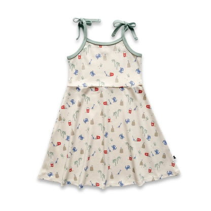 Kids' Bamboo Bow Strap Dress | Digging It