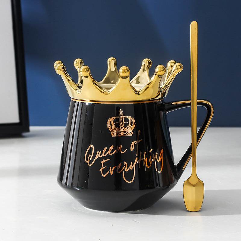 Mug créatif couronne royale de luxe