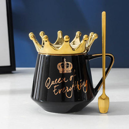 Mug créatif couronne royale de luxe