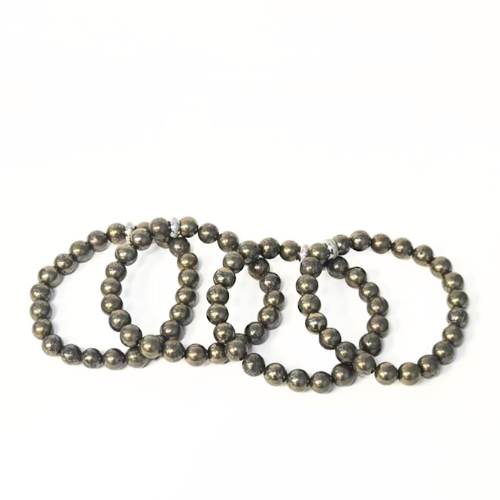 Pyrite Gemstone Bracelet - The Stone of Abundance
