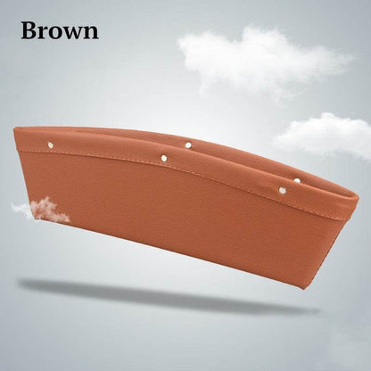 PU Leather car seat gap organizer Bag