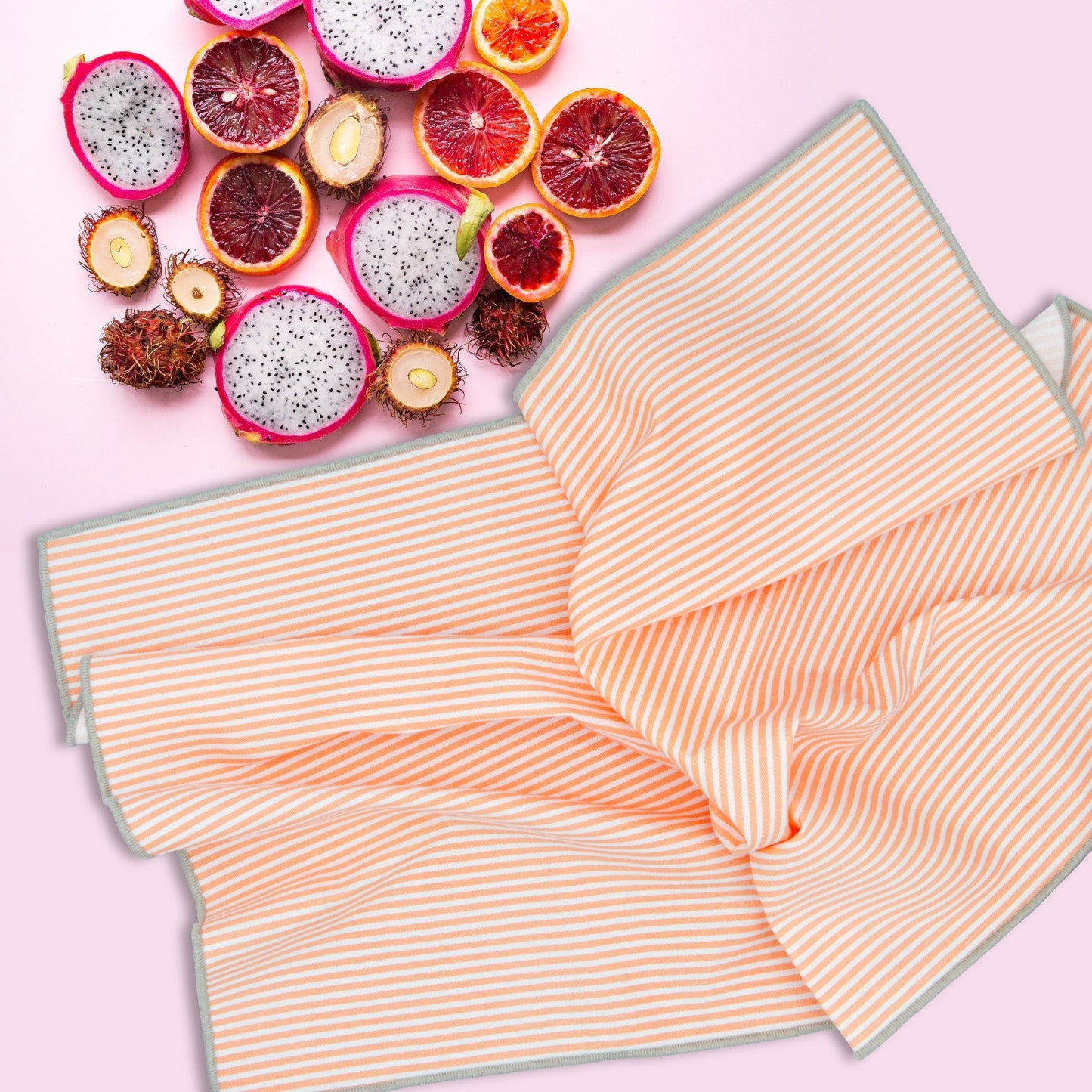 Banker Stripes Drill Weave Tea Towels