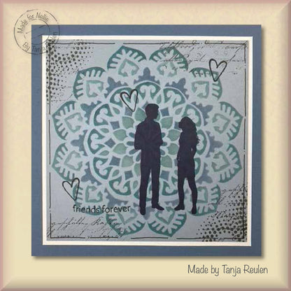 Layered Combi Stencil Set Mandala 2