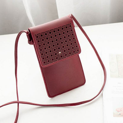 Cross Body Mobile Phone Bag Touching Screen