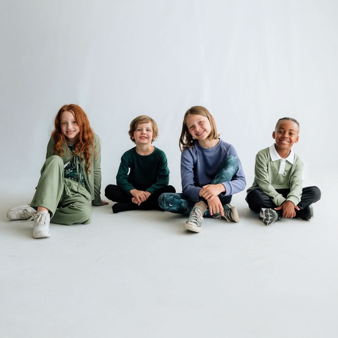 Youth Bamboo Leggings | Twilight Grove