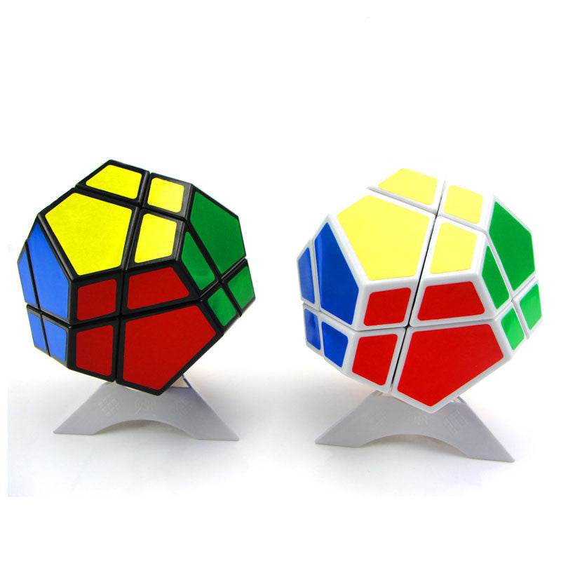 Shaped stickers five cubes