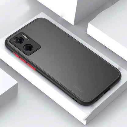 Coque de téléphone givrée, transparente et unie