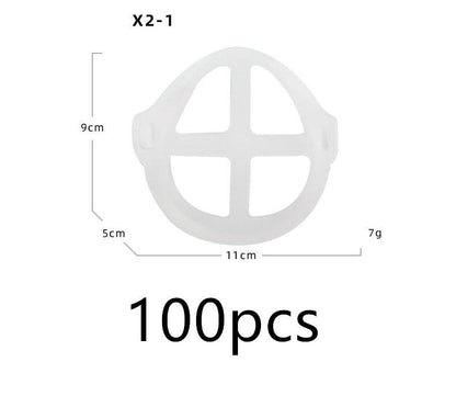 Three-dimensional disposable protective 3D mask stereo bracket