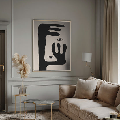 Wall art Abstract Face No2.