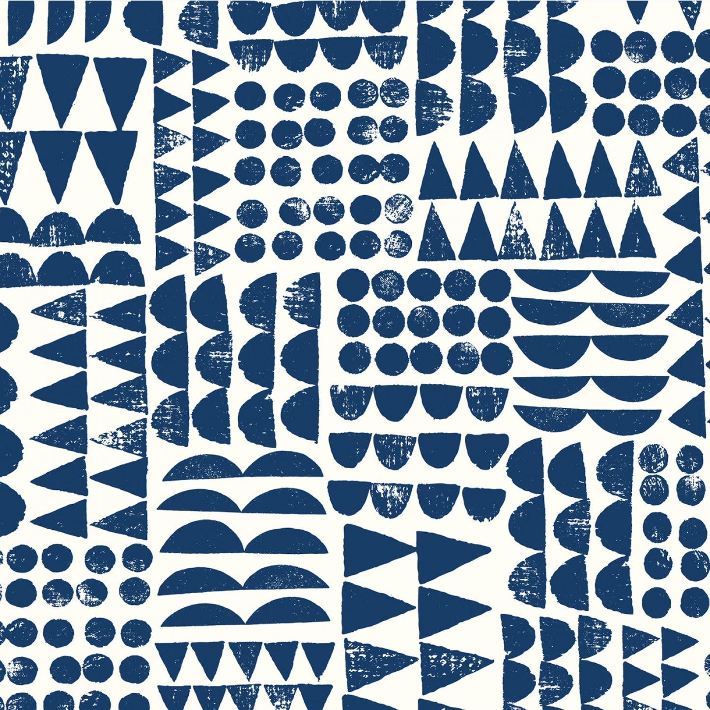 Tissu Imprimé « Patch » en Toile Bio par Paintbrush Studio