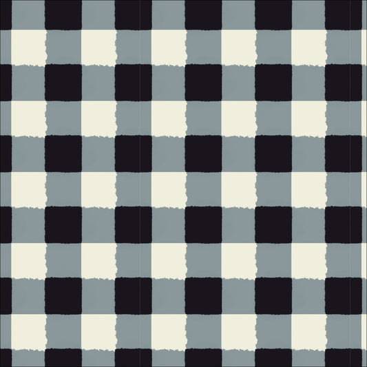 Canyon Blooms by Cloud 9 - Picnic Gingham Organic Double Gauze