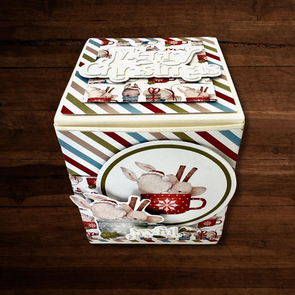 Matrice de coupe en métal multicouche Joyeux Noël 30204