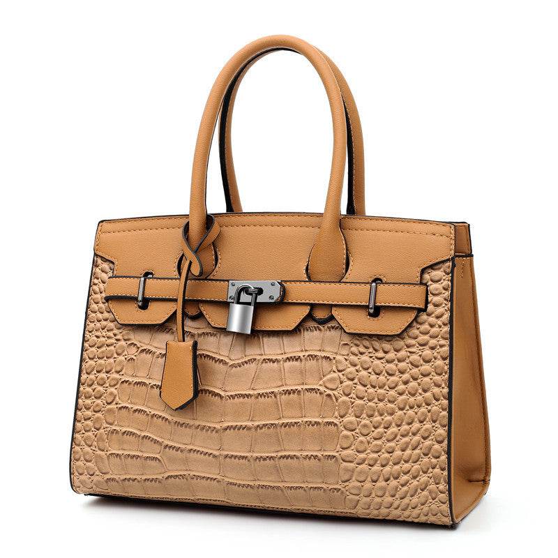 Trendy crocodile pattern Cooperate Work Handbag for Ladies