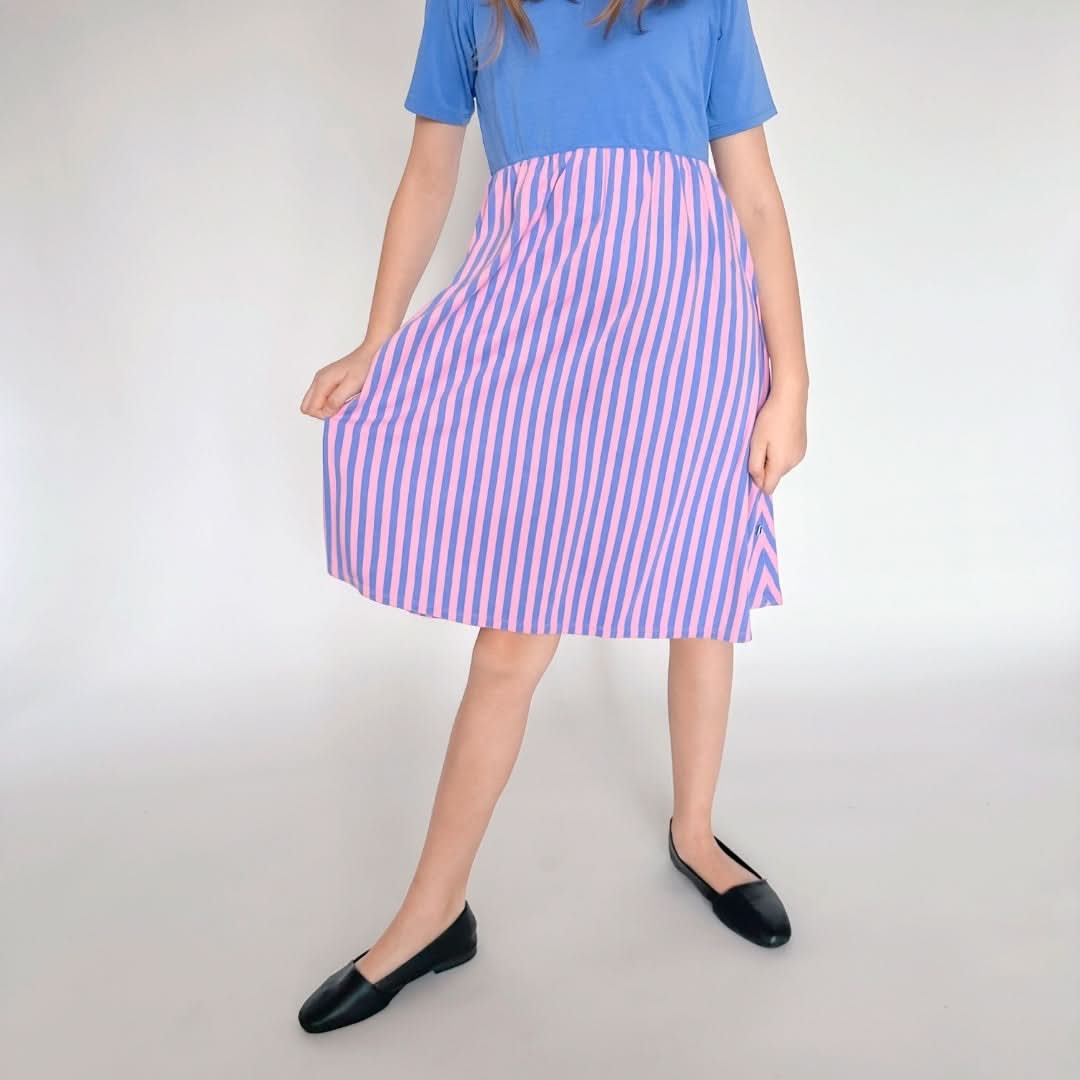 Youth Bamboo Daphne Dress | Parlour Stripe