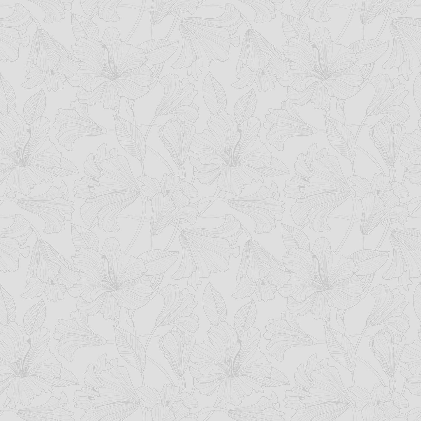 Northcott Simply Neutrals - Grey Floral -23912-92