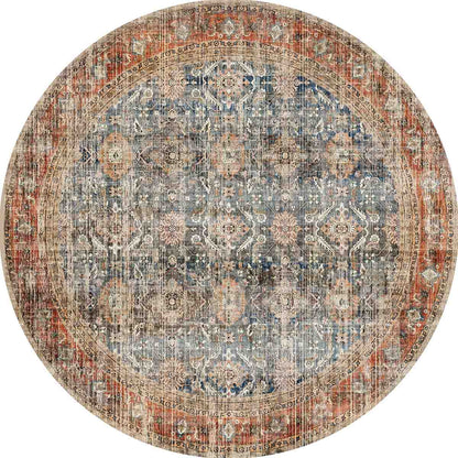 Clara Orange Blue Rug