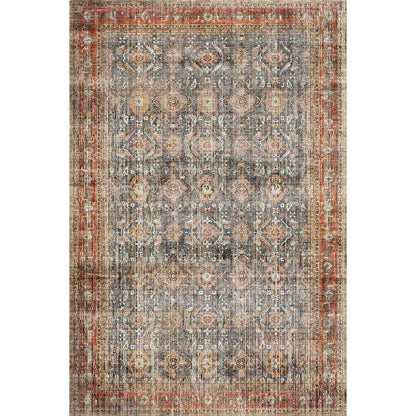 Clara Orange Blue Rug