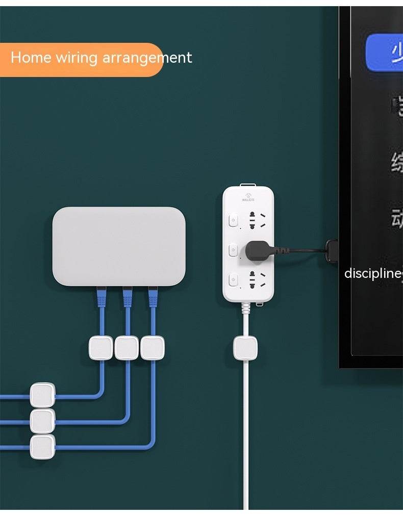 Under  Desk Cable Management System Wire Magnetic Cable Organizer