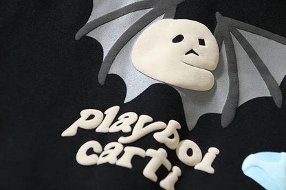 Sweat à capuche imprimé vintage pour hommes