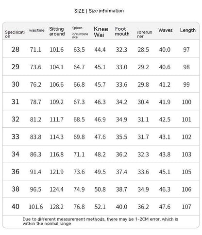 American Print Denim Casual jeans pant Loose Straight Dad Trousers For Men