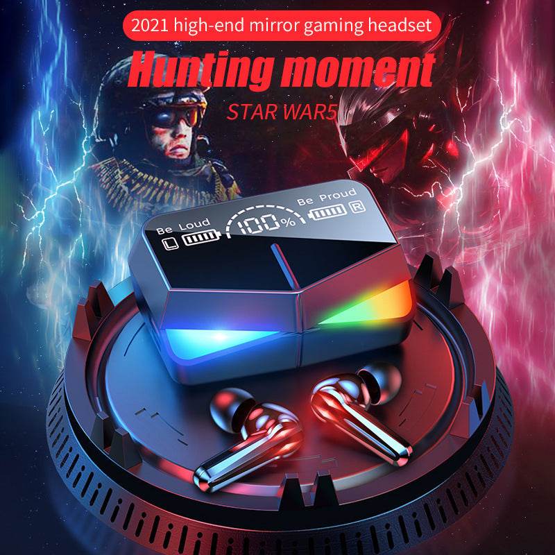 TWS Wireless Gaming Earbuds True Wireless Bluetooth earphone E-sports in-ear device low latency
