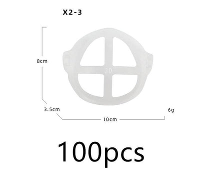 Three-dimensional disposable protective 3D mask stereo bracket