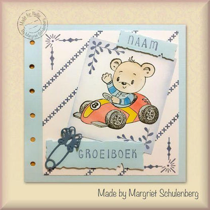 Nellie's Choice Clear Stamp Nellie's Cuties - Young Driver