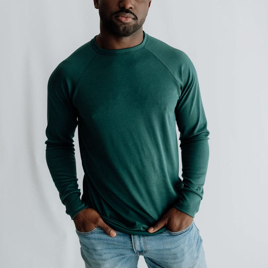 Adult Unisex Bamboo Raglan Pullover | Juniper