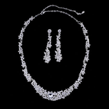 Set of Bridal Diamond necklace set