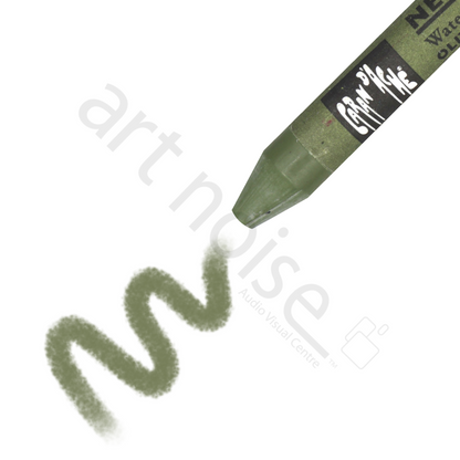 Caran d'Ache - Classic Neocolor II Water Soluble Wax Crayon - Blues and Greens