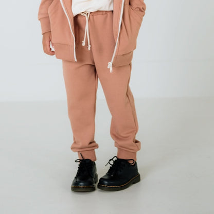 Baby/Kids' Bamboo Fleece Joggers | Cranberry